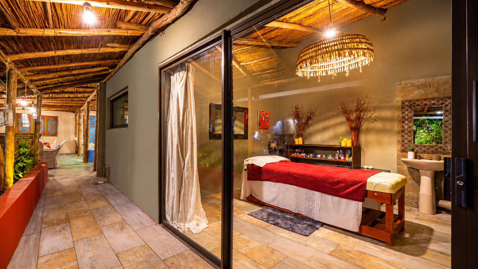 Massage Spa treatment room at Gala-Gala Eco Resort